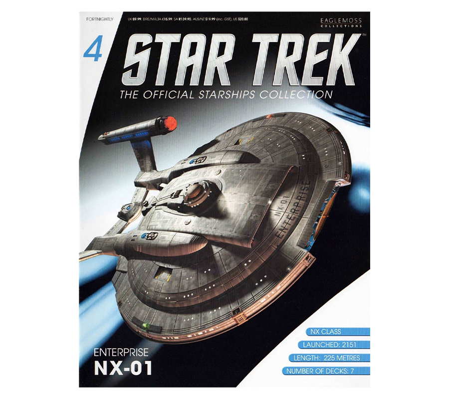 Enterprise NX-01 & Magazine (#04) - Eaglemoss Star Trek Starships Collection