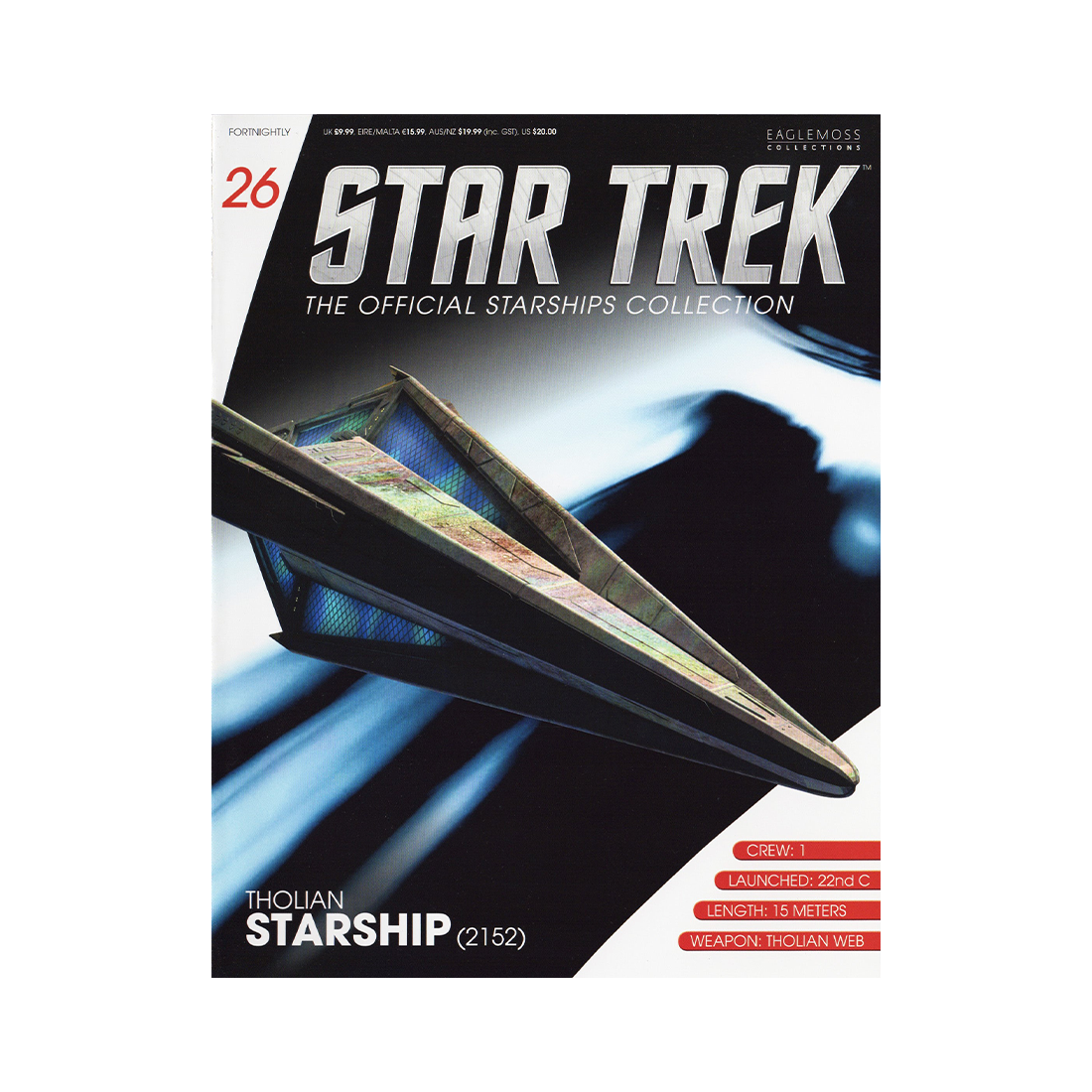 Tholian Starship (2152) & Magazine (#26) - Eaglemoss Star Trek Starships Collection