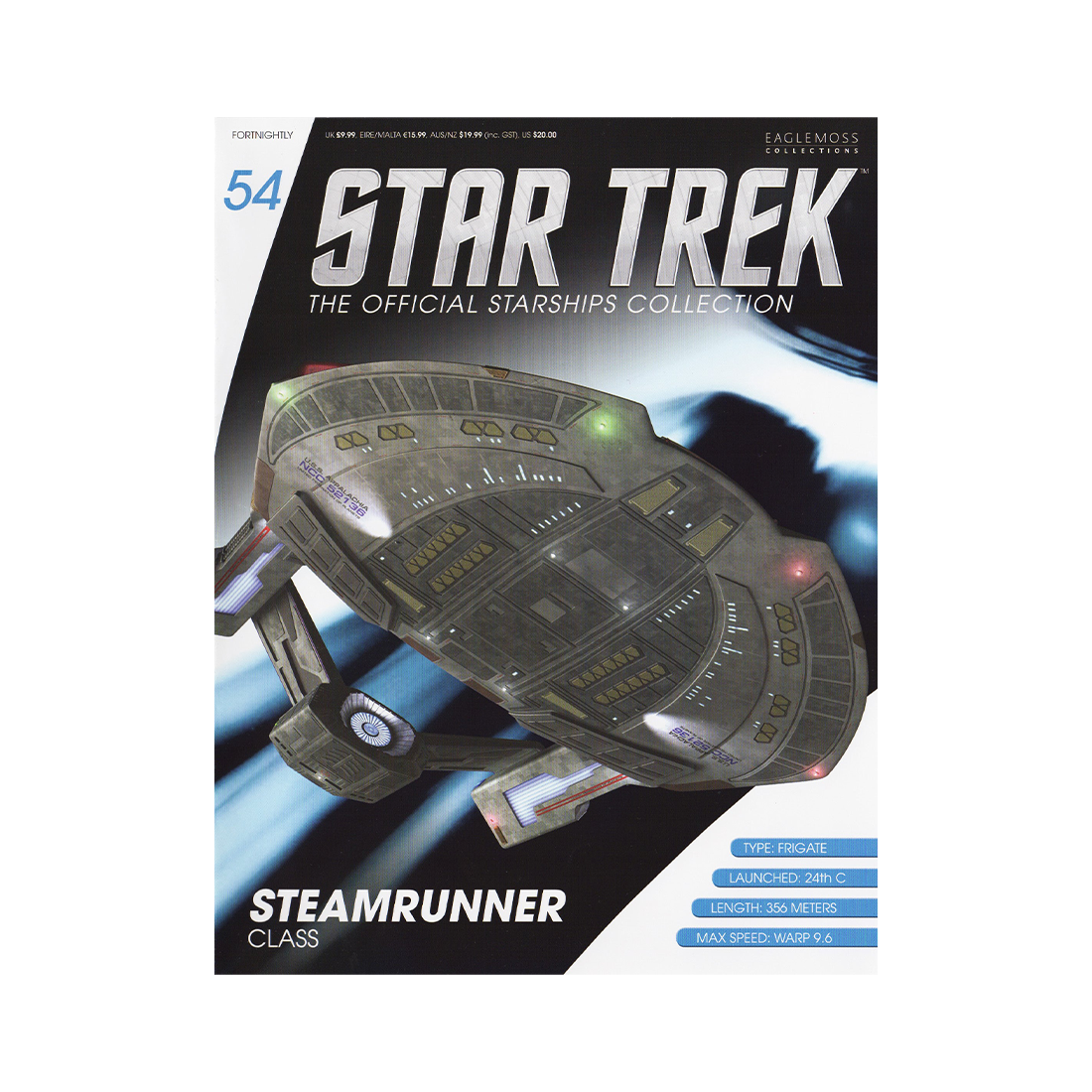 Steamrunner Class & Magazine (#54) - Eaglemoss Star Trek Starships Collection