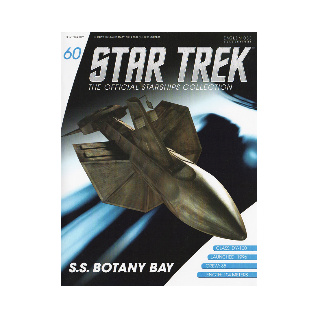 S.S Botany Bay & Magazine (#60) - Eaglemoss Star Trek Starships Collection