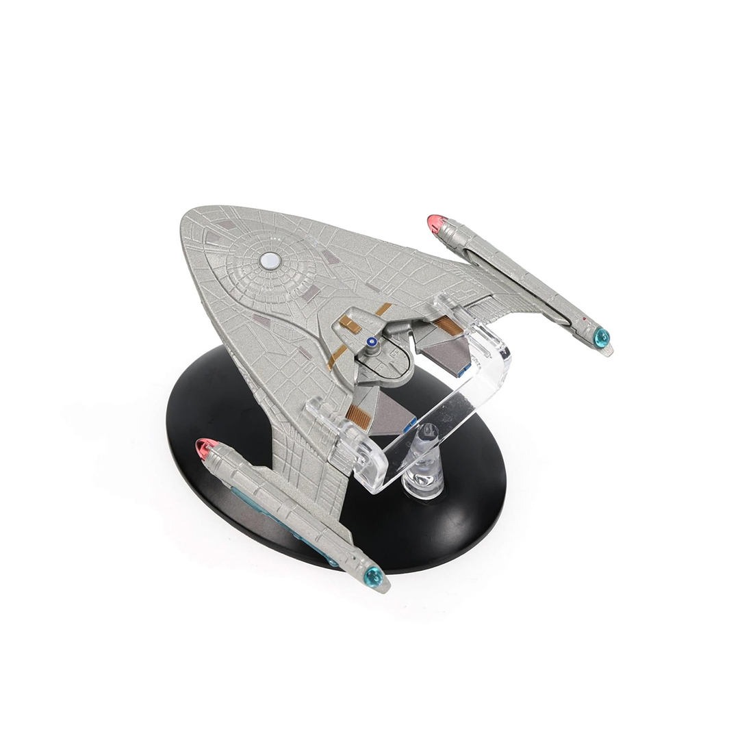 United Earth Starfleet Warp Delta & Magazine (#82) - Eaglemoss Star Trek Starships Collection