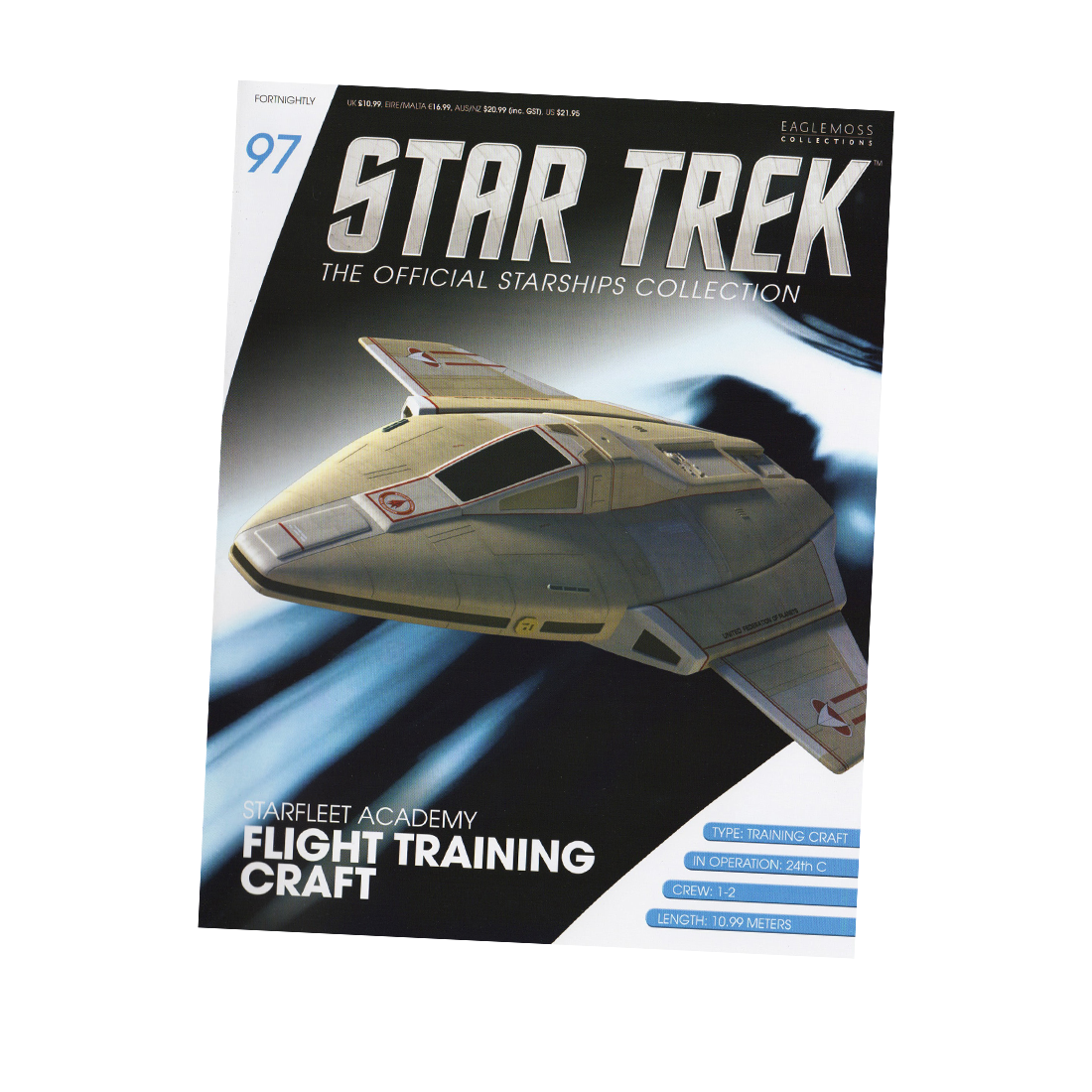 Starfleet Academy Flight Training Craft & Magazine (#97) - Eaglemoss Star Trek Starships Collection