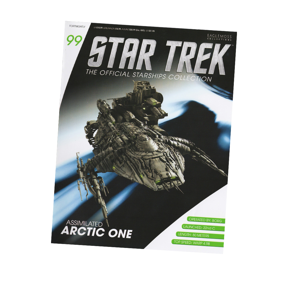 Assimilated Arctic One & Magazine (#99) - Eaglemoss Star Trek Starships Collection