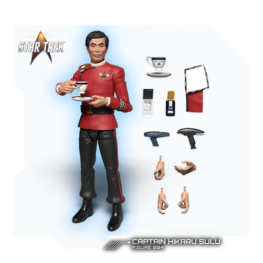 Captain Hikaru Sulu Action Figure - Star Trek: The Undiscovered Country