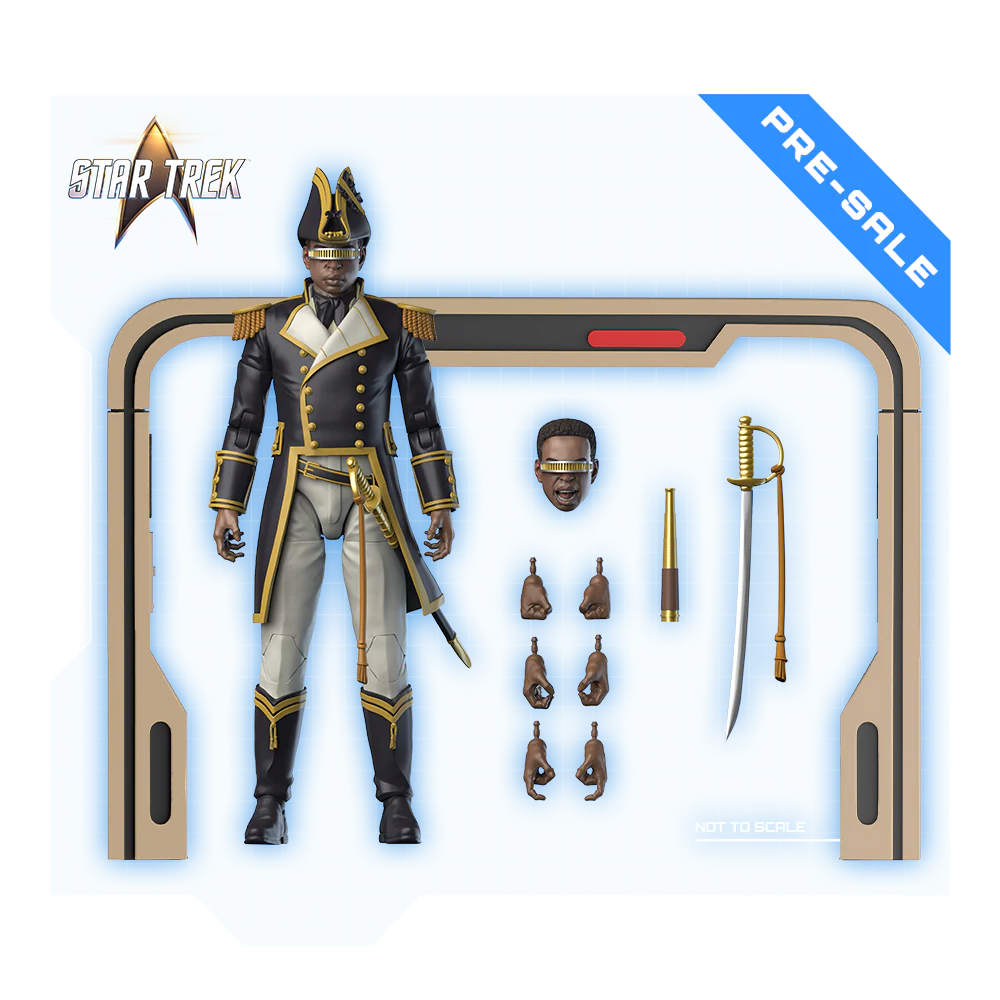 PRE-ORDER: Geordi La Forge (Sailor Uniform) Action Figure (Wave #2) - Star Trek: Generations