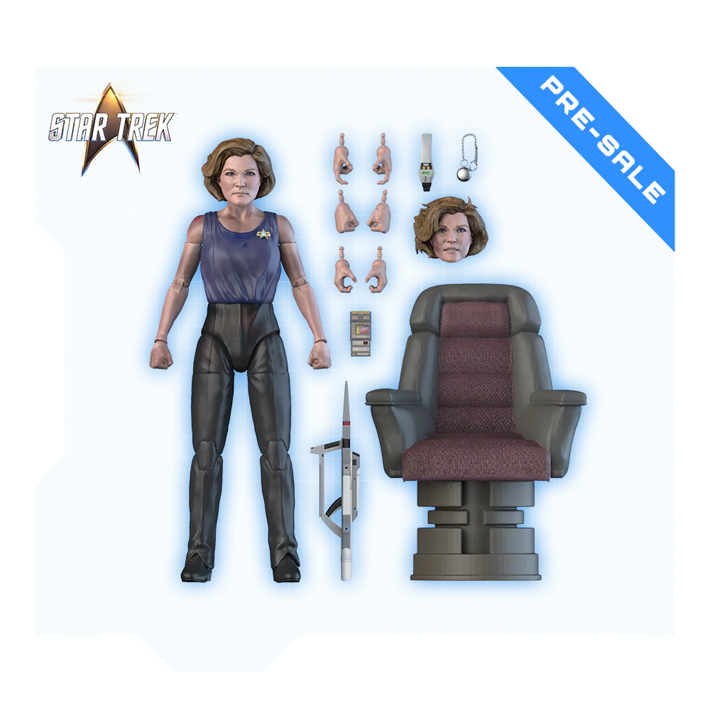 PRE-ORDER: Captain Kathryn Janeway "Year of Hell" Action Figure - Star Trek: Voyager