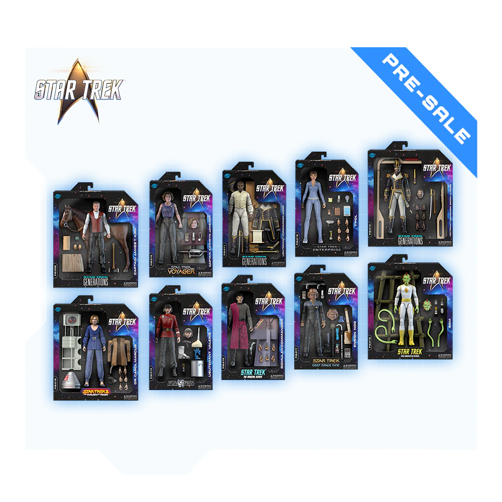 PRE-ORDER: Star Trek Action Figures - Wave 2 Bundle - SAVE £19.05