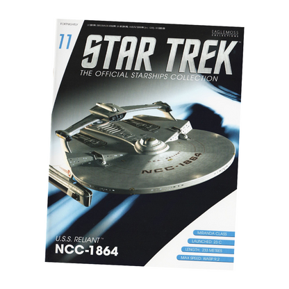 U.S.S Reliant NCC-1864 & Magazine (#11) - Eaglemoss Star Trek Starships Collection