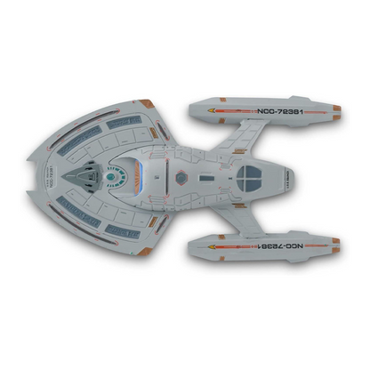 U.S.S. Equinox NCC-72381 & Magazine (#15) - Eaglemoss Star Trek Starships Collection