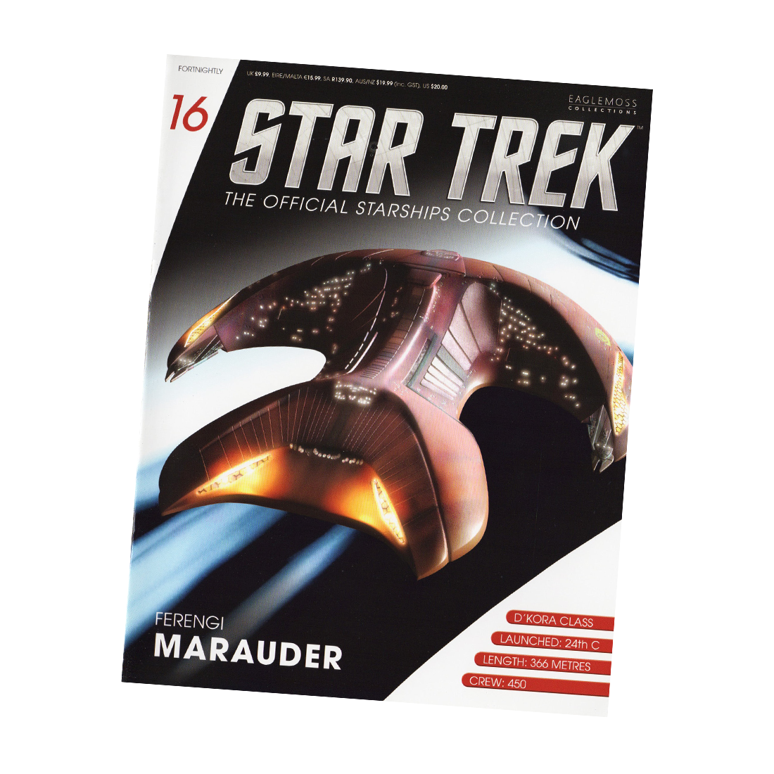 Ferengi Marauder & Magazine (#16) - Eaglemoss Star Trek Starships Collection