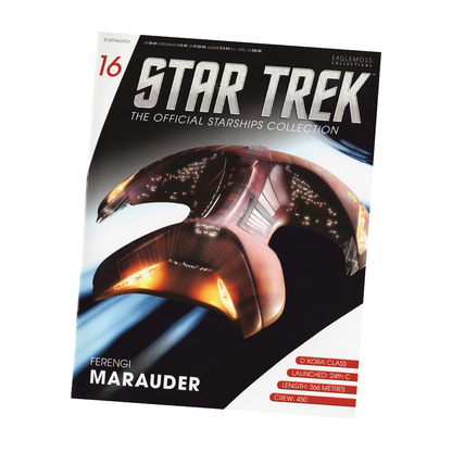Ferengi Marauder & Magazine (#16) - Eaglemoss Star Trek Starships Collection