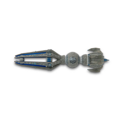 Krenim Temporal Weapon Ship & Magazine (#22) - Eaglemoss Star Trek Starships Collection