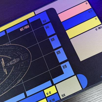 Star Trek - Voyager LCARS Large Gaming Mouse Pad