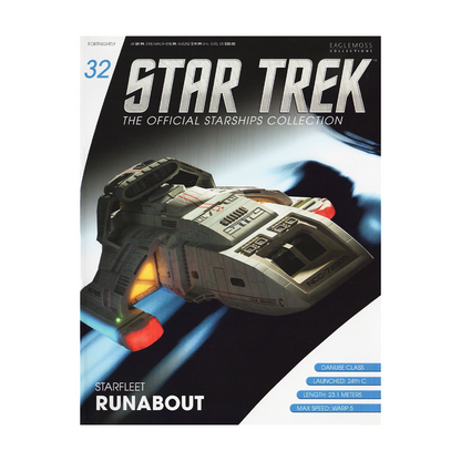 Starfleet Runabout & Magazine (#32) - Eaglemoss Star Trek Starships Collection
