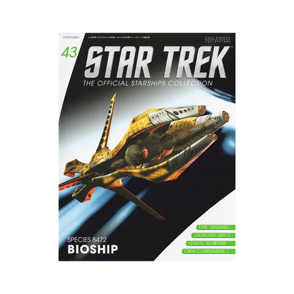 Species 8472 Bioship & Magazine (#43) - Eaglemoss Star Trek Starships Collection