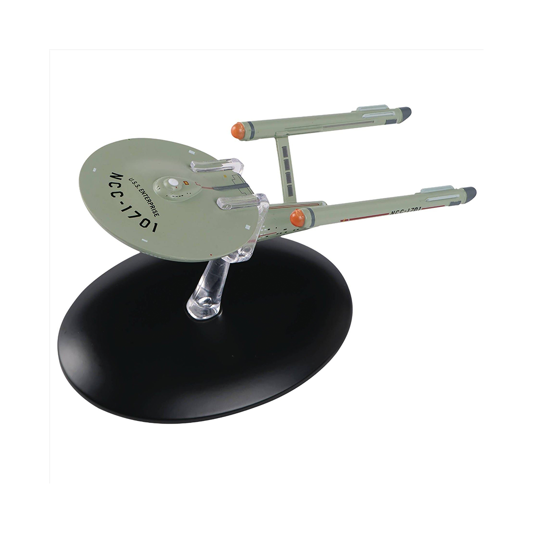 Classic U.S.S Enterprise NCC-1701 & Magazine (#50) - Eaglemoss Star Trek Starships Collection