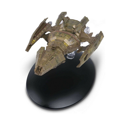 Hirogen Warship & Magazine (#51) - Eaglemoss Star Trek Starships Collection