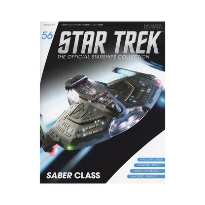 Saber Class & Magazine (#56) - Eaglemoss Star Trek Starships Collection