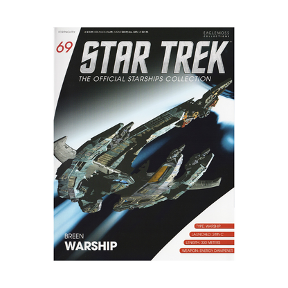 Breen Warship & Magazine (#69) - Eaglemoss Star Trek Starships Collection