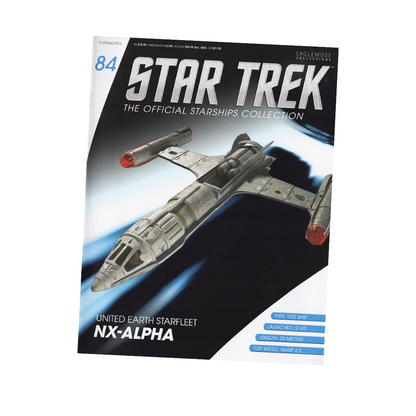 United Earth Starfleet NX-Alpha & Magazine (#84) - Eaglemoss Star Trek Starships Collection