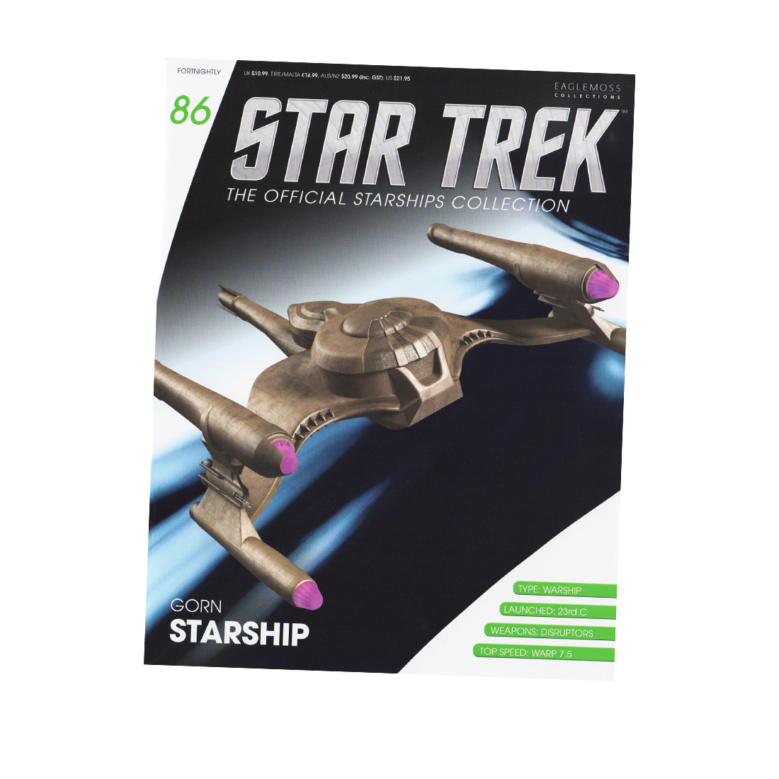 Gorn Starship & Magazine (#86) - Eaglemoss Star Trek Starships Collection