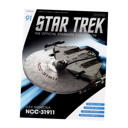 U.S.S. Sarotoga NCC-31911 Model (#91) - Eaglemoss Star Trek Starships Collection
