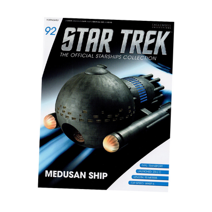 Medusan Transport Ship & Magazine (#92) - Eaglemoss Star Trek Starships Collection