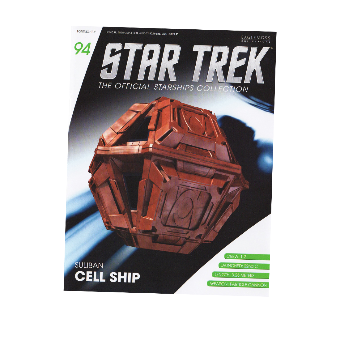Suliban Cell Ship & Magazine (#94) - Eaglemoss Star Trek Starships Collection