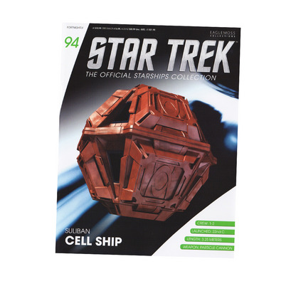Suliban Cell Ship & Magazine (#94) - Eaglemoss Star Trek Starships Collection