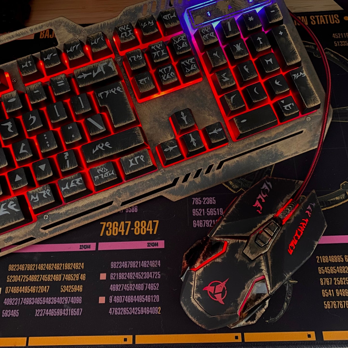 Star Trek - Klingon USB Keyboard (Painted Finish)