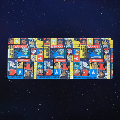 Star Trek - Lower Decks Faces Large Gaming Mouse Pad