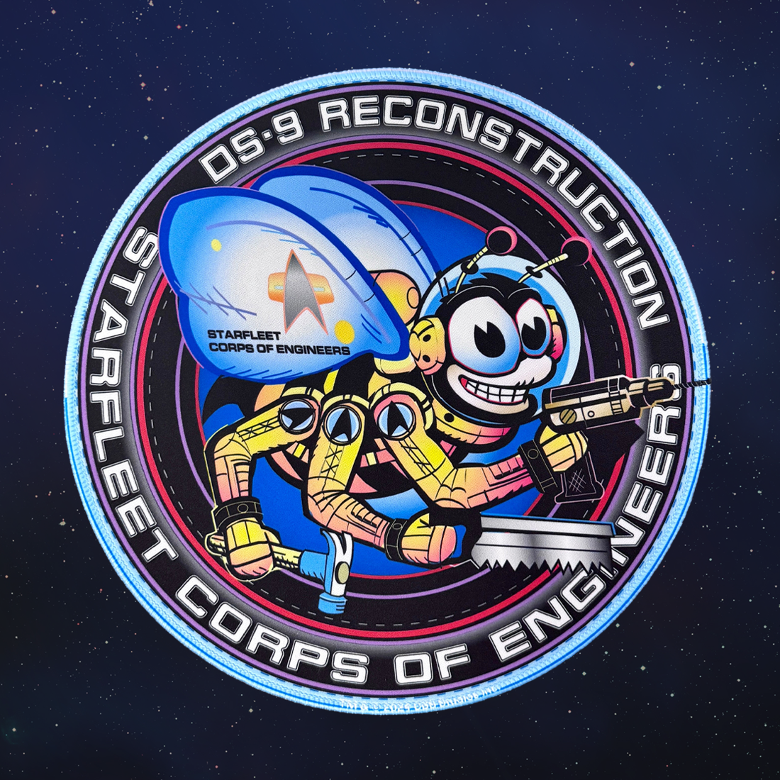 Star Trek - DS9 Engineers Badge Round Mouse Pad