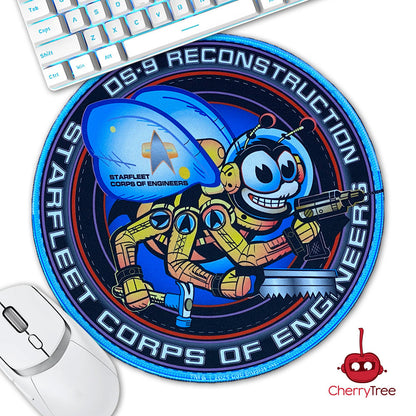 Star Trek - DS9 Engineers Badge Round Mouse Pad
