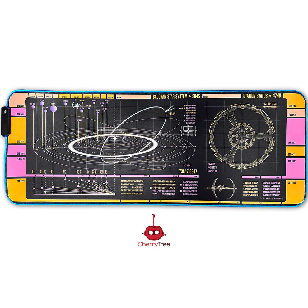 Star Trek - DS9 LCARS Large LED Gaming Mouse Pad