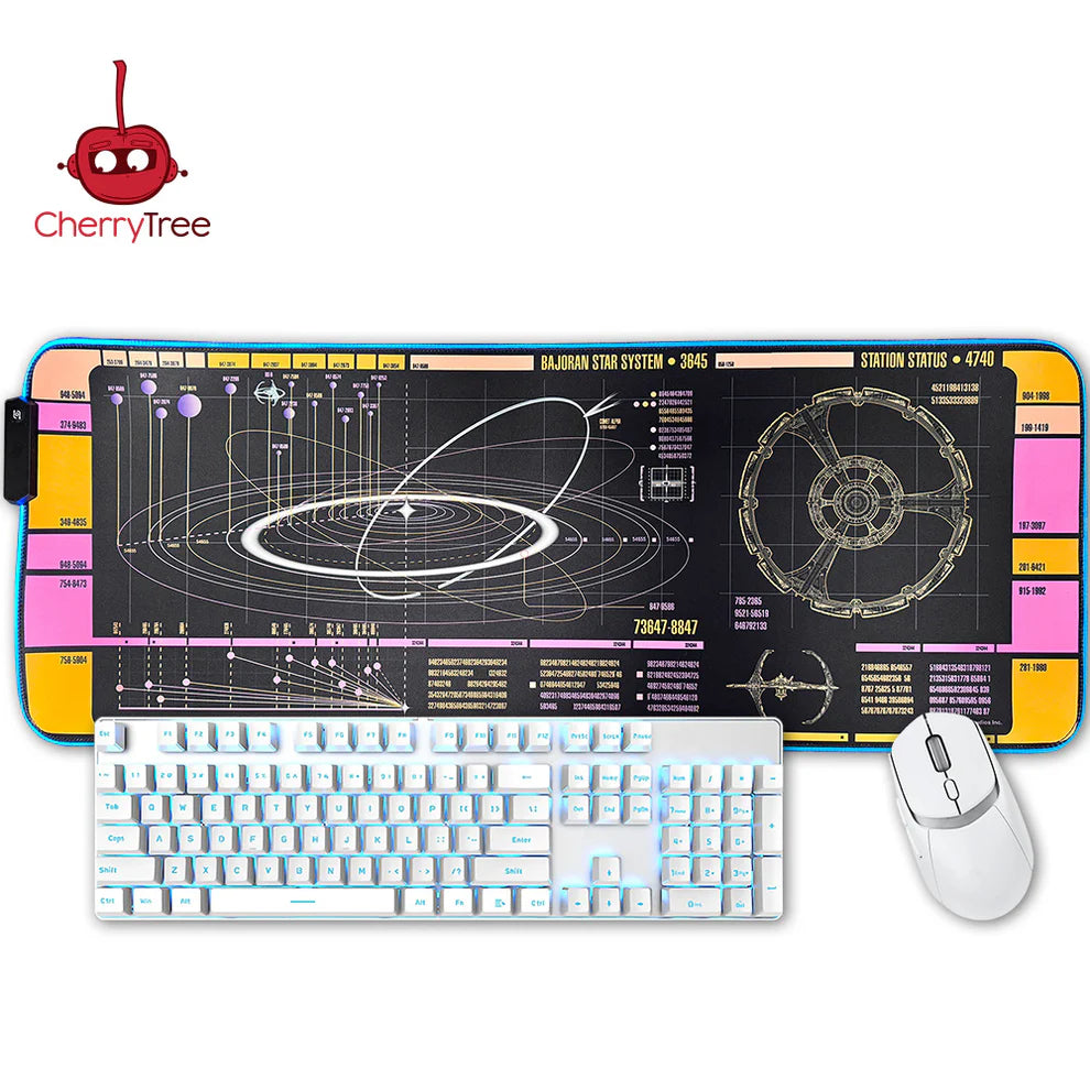 Star Trek - DS9 LCARS Large LED Gaming Mouse Pad