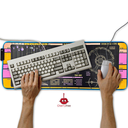 Star Trek - DS9 LCARS Large LED Gaming Mouse Pad