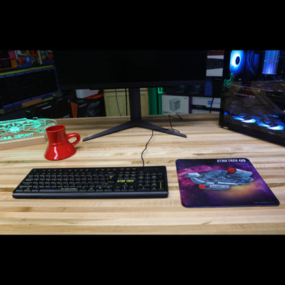 Star Trek 60th - USS Defiant Small Mouse Pad