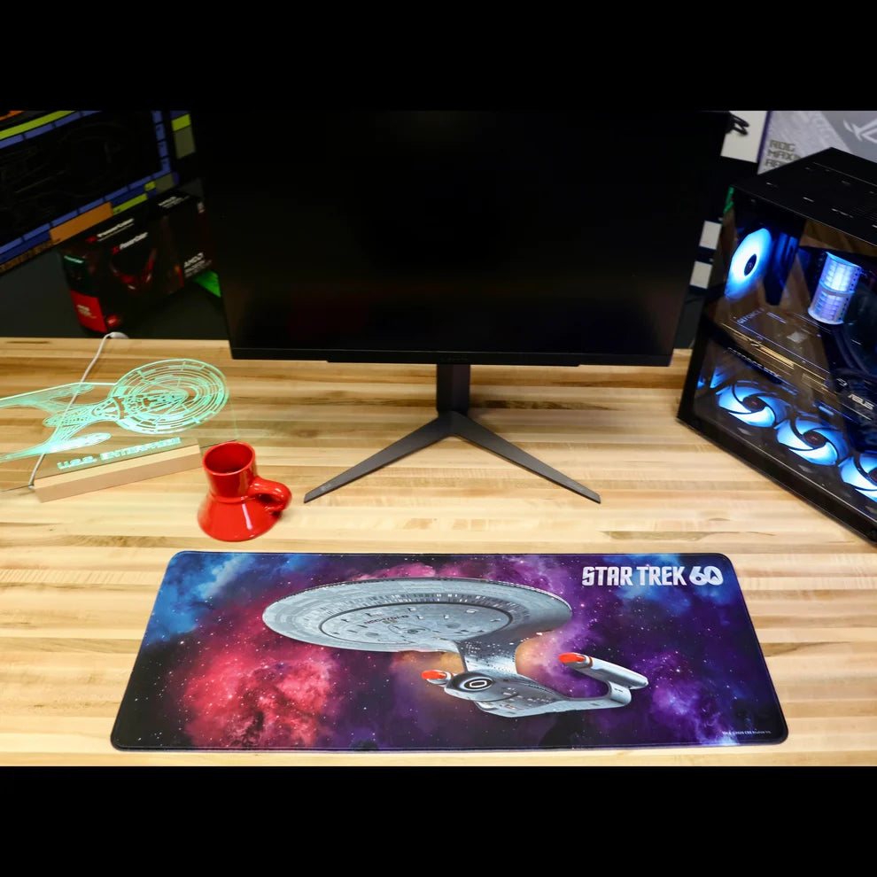 Star Trek 60th - USS Enterprise-D Large Mouse Pad
