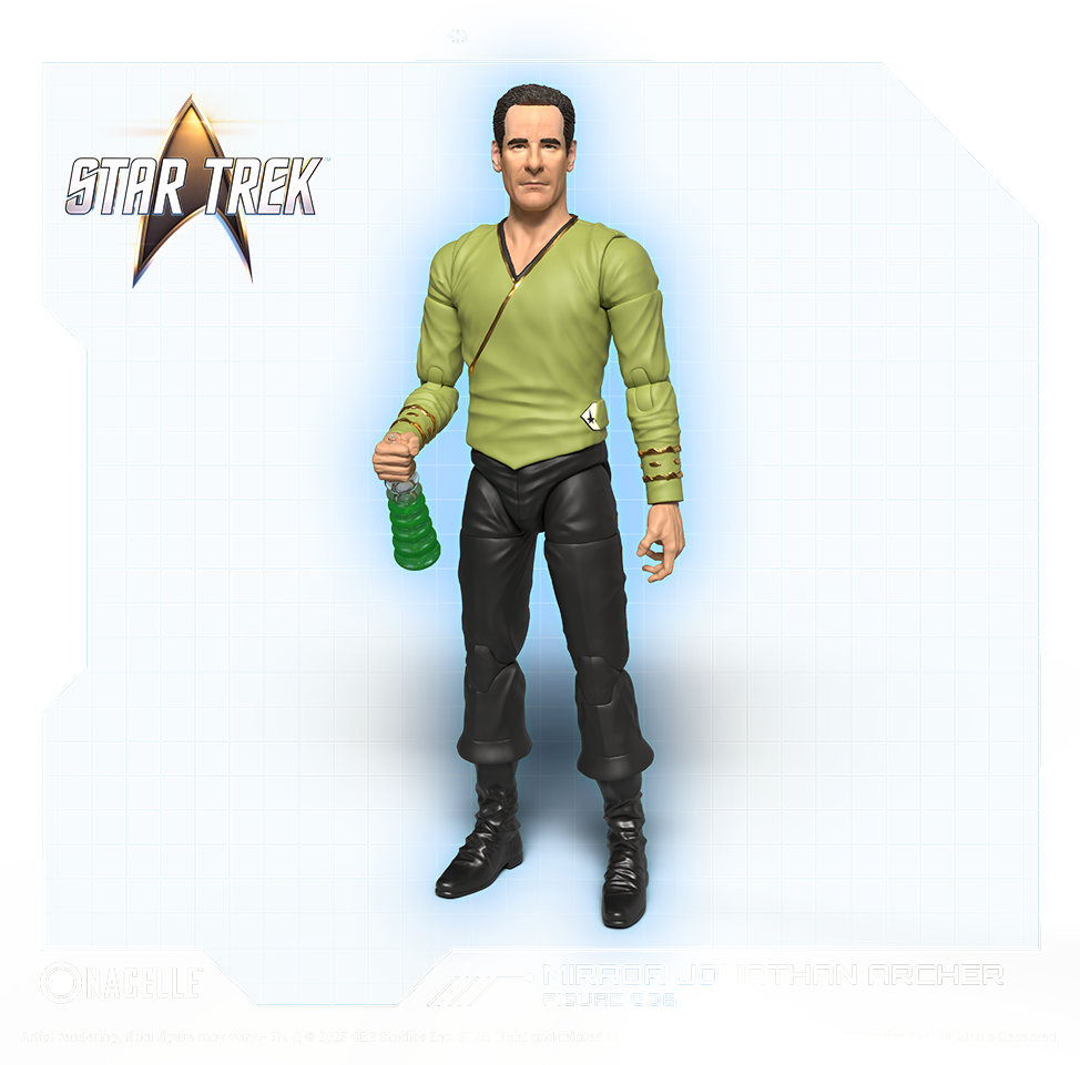 Mirror Universe Archer Action Figure - Star Trek: Enterprise