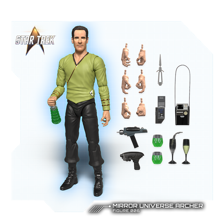 Mirror Universe Archer Action Figure - Star Trek: Enterprise