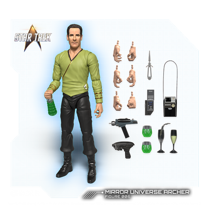 Mirror Universe Archer Action Figure - Star Trek: Enterprise