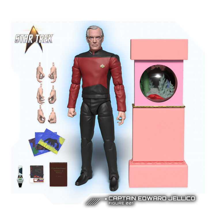 Captain Edward Jellico Action Figure - Star Trek: The Next Generation