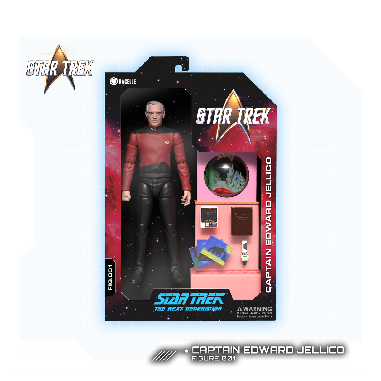 Captain Edward Jellico Action Figure - Star Trek: The Next Generation