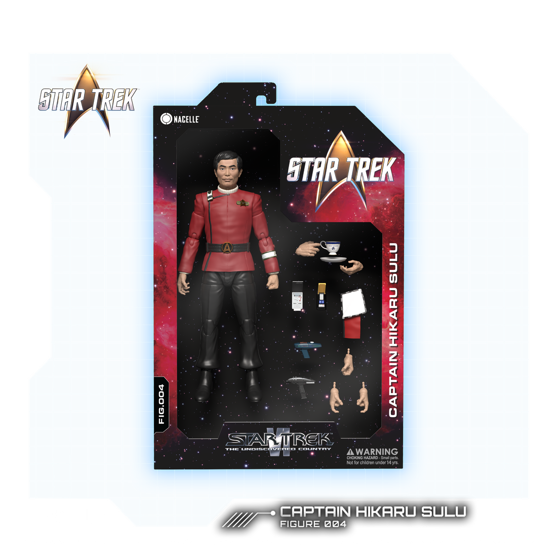 Captain Hikaru Sulu Action Figure - Star Trek: The Undiscovered Country