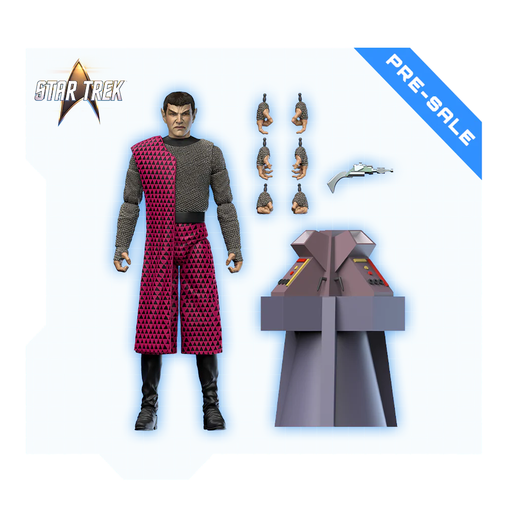 PRE-ORDER: Romulan Commander (Balance of Terror) Action Figure (Wave #2) - Star Trek: The Original Series