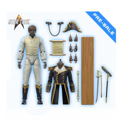 PRE-ORDER: Worf (Sailor Uniform) Action Figure (Wave #2) - Star Trek: Generations