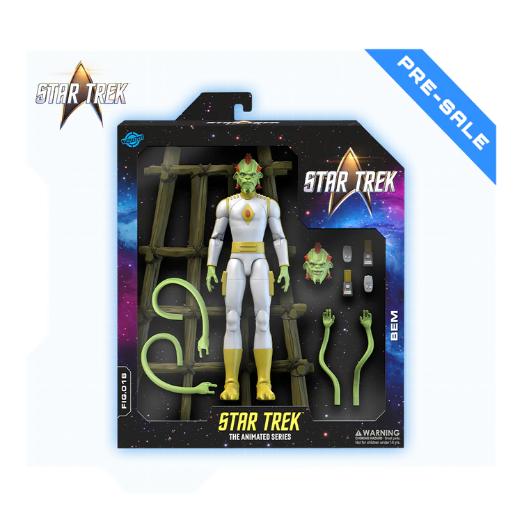 PRE-ORDER: Commander Bem Action Figure (Wave #2) - Star Trek: The Animated Series