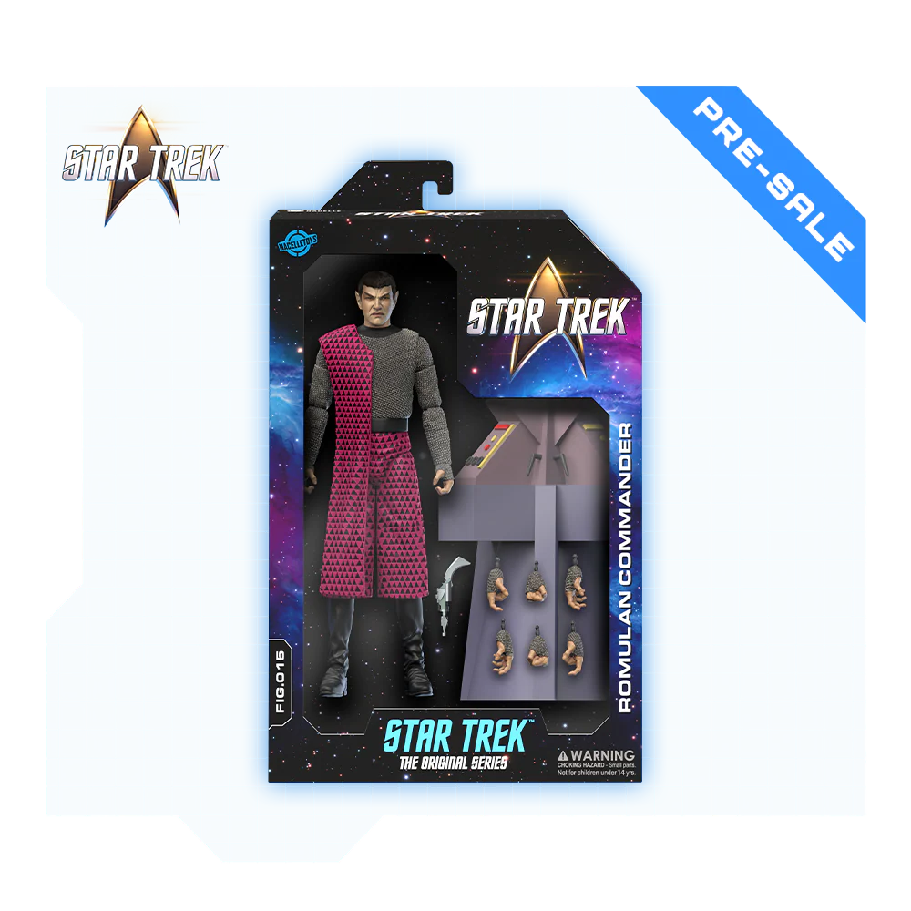 PRE-ORDER: Romulan Commander (Balance of Terror) Action Figure (Wave #2) - Star Trek: The Original Series