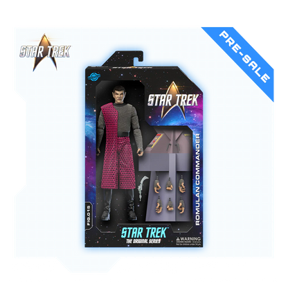 PRE-ORDER: Romulan Commander (Balance of Terror) Action Figure (Wave #2) - Star Trek: The Original Series