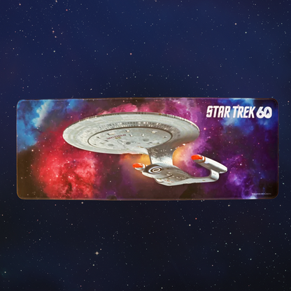 Star Trek 60th - USS Enterprise-D Large Mouse Pad